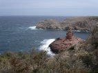 P Menorcas norra kust var naturen mer dramtisk